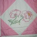 Embroidered Floral Quilt - QLT