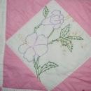 Embroidered Floral Quilt - QLT