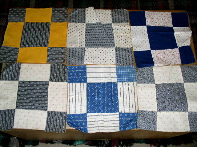9 Patch Quilt Blocks, 1880's - QB
