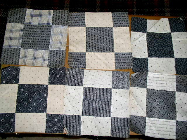 9 Patch Quilt Blocks, 1880's - QB