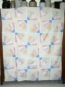 Grandmother's Fan Quilt Top - QTP