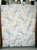 Grandmother's Fan Quilt Top - QTP