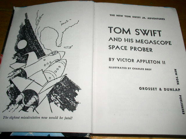 Tom Swift Jr. & His Megascope Space Probe Book