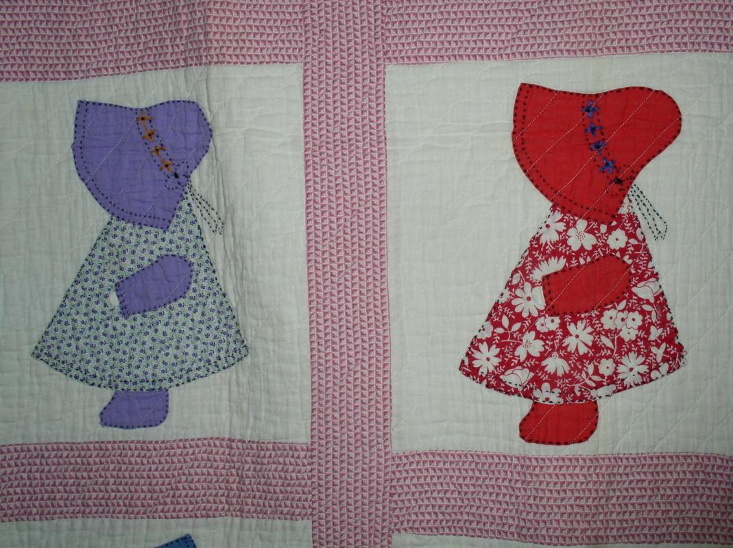 Sun Bonnet Crib Quilt - QLT