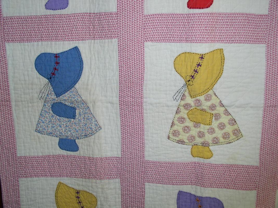 Sun Bonnet Crib Quilt - QLT