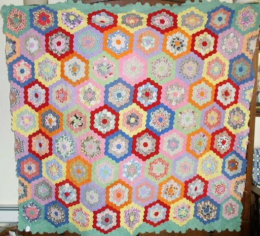 Grandmothers Flowers Quilt Top - QTP