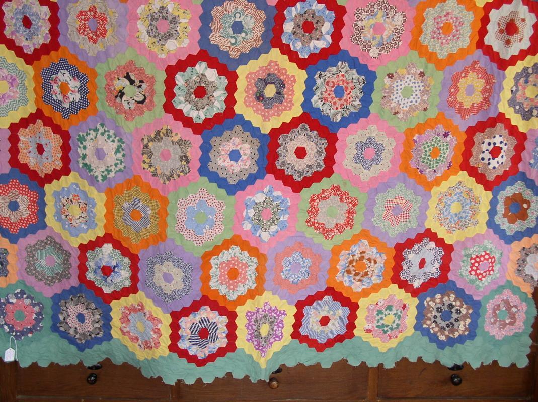 Grandmothers Flowers Quilt Top - QTP