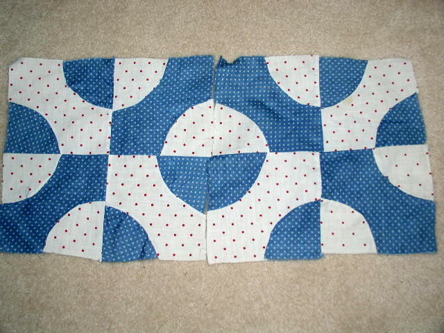 Drunkard's Path Quilt Blocks - QB