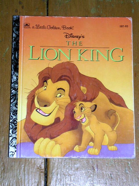 The Lion KIng, Little Golden Book, First Printing