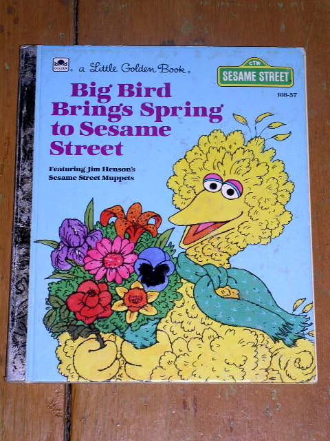 Big Bird Brings Spring to Sesame Street, Little Golden Book, First Printing