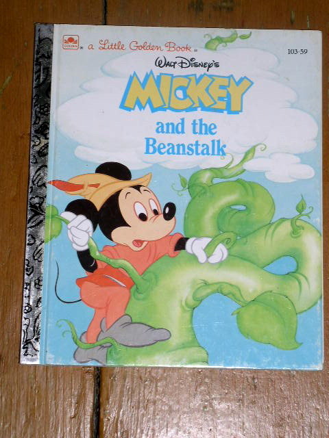 Mickey and the Beanstalk, Little Golden Book, First Printing