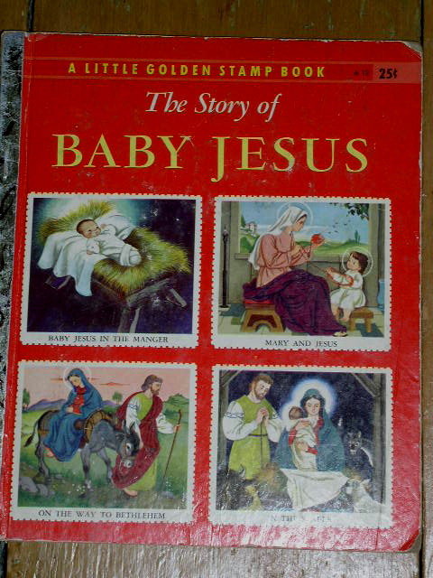 The Story of Jesus, Little Golden Stamp Book, First Printing