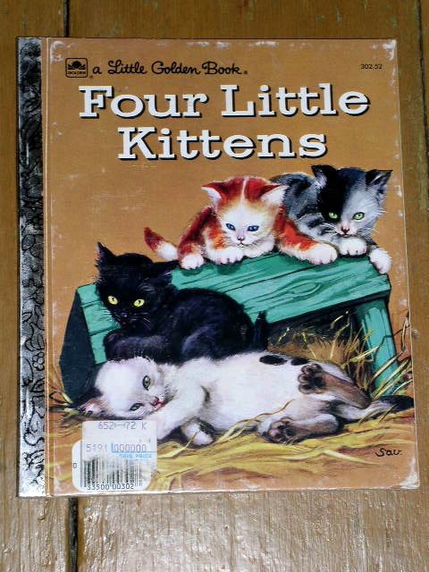 Four Little Kittens, Little Golden Book, First Printing