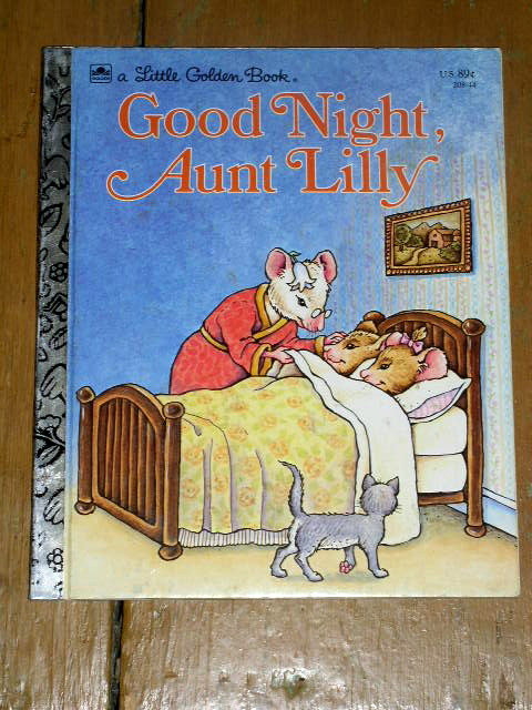 Good Night Aunt Lilly, Little Golden Book, Second Printing