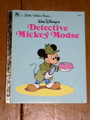 Detective - Mickey Mouse, Little Golden Book, First Printing