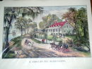 Currier & Ives - A Home on the Mississippi