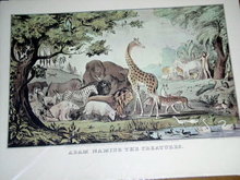 Currier & Ives - Adam Naming the Creatures