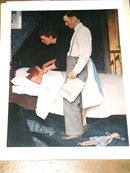 Norman Rockwell Print - Freedom From Fear