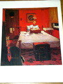 Norman Rockwell Print - Solitaire