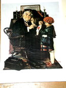 Norman Rockwell Print - Doctor and Doll