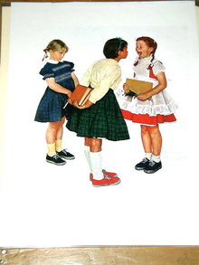 Norman Rockwell Print - Check Up
