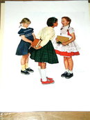 Norman Rockwell Print - Check Up