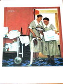 Norman Rockwell Print - Bridal Suite