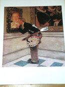 Norman Rockwell Print - The Art Student