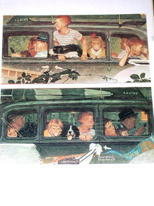Norman Rockwell Print - The Outing