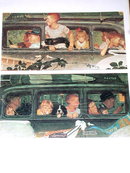 Norman Rockwell Print - The Outing