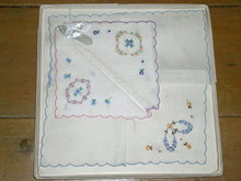 Boxed set of 3 Hankies