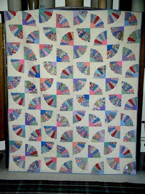 1930's Grandmother's Fan Quilt - QLT