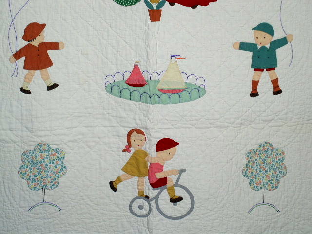 Appliqued Crib Quilt - QLT