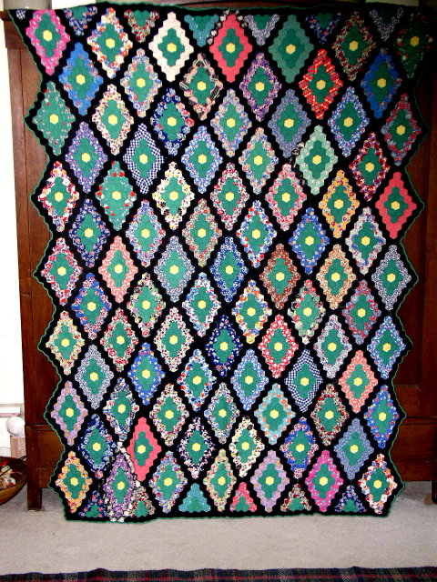 Grandmothers Flower Garden Quilt - QLT