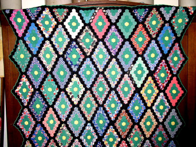 Grandmothers Flower Garden Quilt - QLT