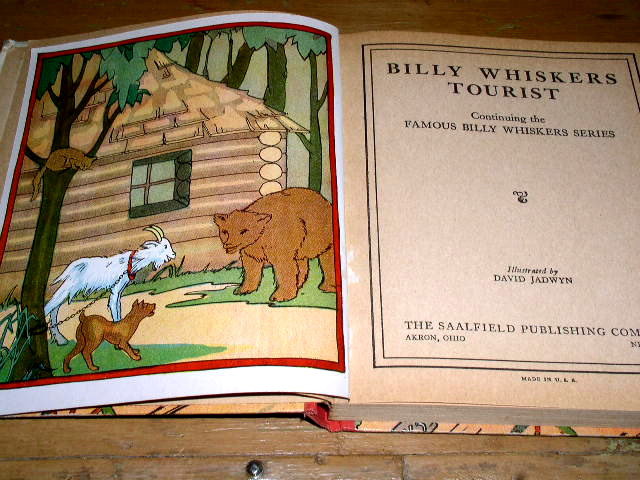 Billy Whiskers Tourist Book