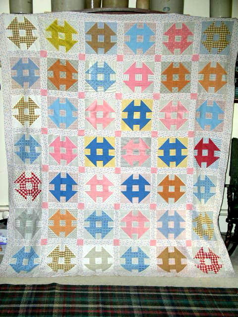 Shoo-Fly Quilt Top 1880's - QTP