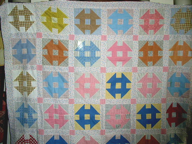 Shoo-Fly Quilt Top 1880's - QTP
