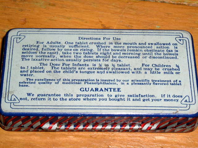 Rexall Orderlies Laxative Tin