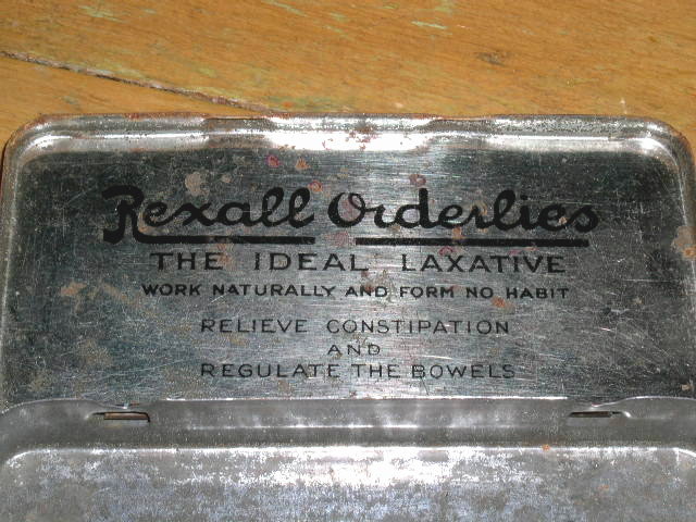 Rexall Orderlies Laxative Tin