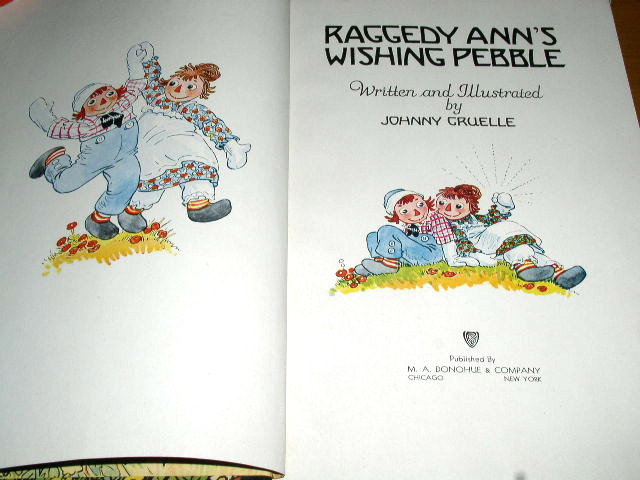 Raggedy Ann's Wishing Pebble Book