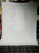 Chenille Bedspread, Twin, White
