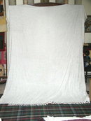Chenille Bedspread, Double, White