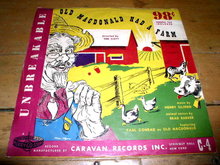 Old MacDonald Had A Farm, 78RPM, Child's Record