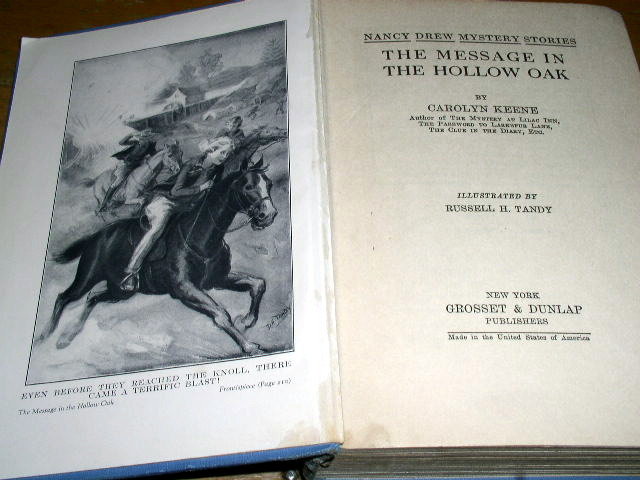 Nancy Drew - The Message in the Hollow Oak Book