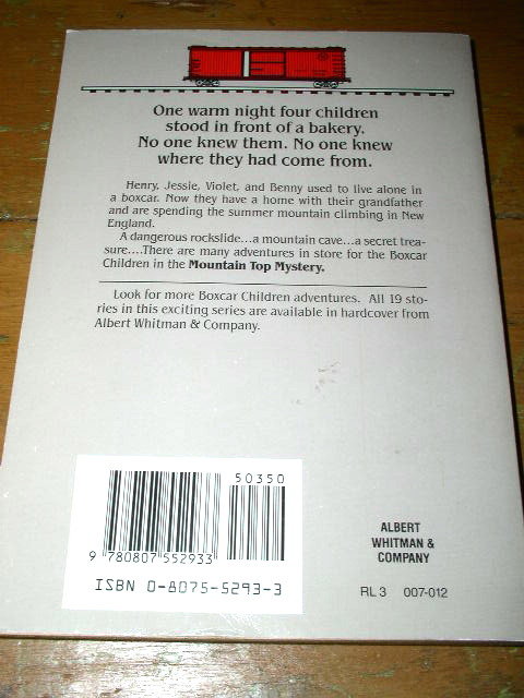 Mountain Top Mystery - The Boxcar Children Book
