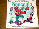 Pinocchio, Walt Disney Children's 33 Record Album