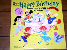 Happy Birthday, Walt Disney Children's 33 Record Album