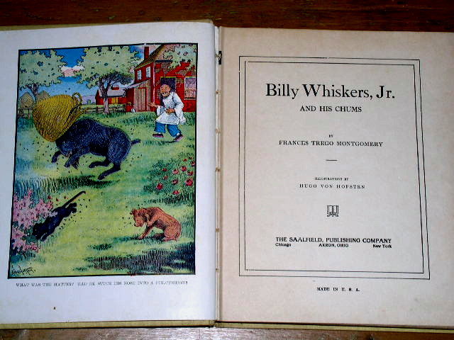 Billy Whiskers Jr. and His Chums Book