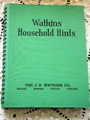 Watkins Household Hints - Book